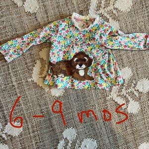 Boden cavapoo floral shirt